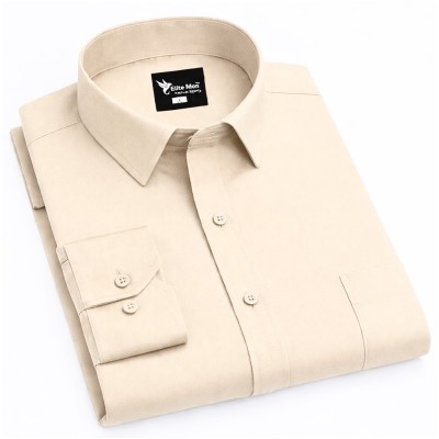 Premium Quality Formal Shirt - Biscuit.