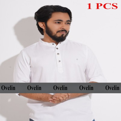 Premium Quality Satin Fabrics Katua - White.