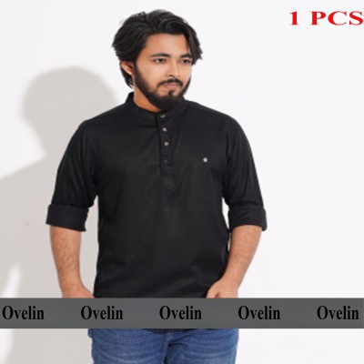 Premium Quality Satin Fabrics Katua - Black.