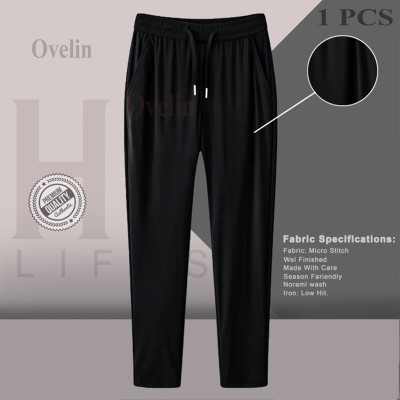 Premium Quality Solid Trouser - Black.
