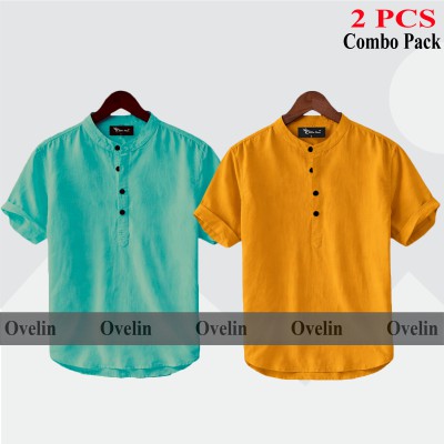 2 pcs Combo Short Sleeve Katua For Men's - Pest & Kathali.
