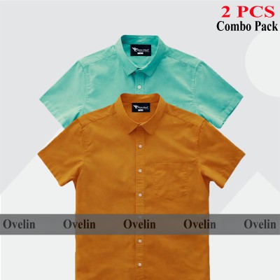 2 Pcs Combo Short Sleeve Shirt - Pest & Kathali.
