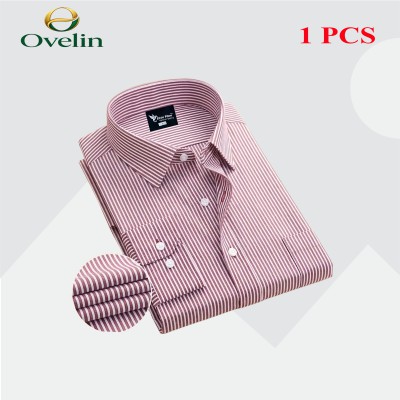 Premium Quality Formal Shirt - Maroon Stripe.